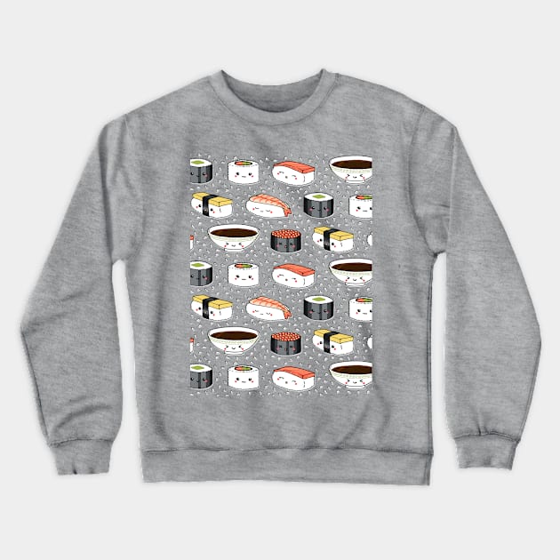 it's raining rice Crewneck Sweatshirt by analinea